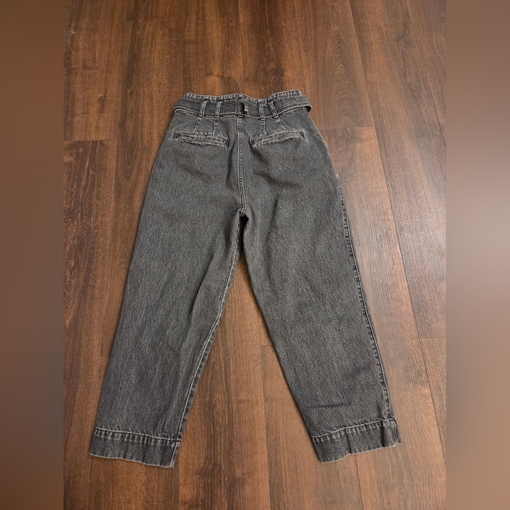 Joie Charcoal Buckle Denim Pants - Picture 4 of 5